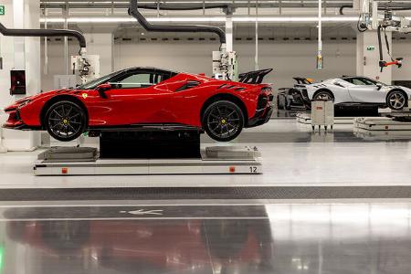Ferrari E-Building Maranello (2024) Produktionshalle