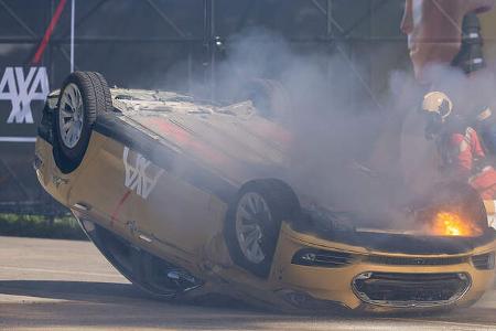 08/2022, AXA Elektroauto Crashtest Dübendorf Schweiz 2022