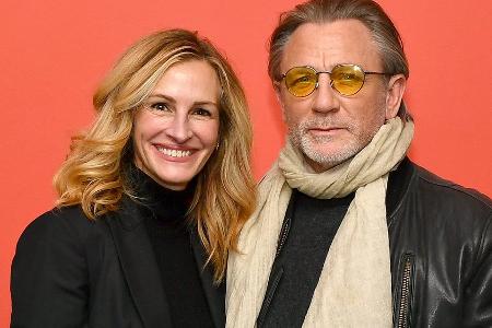 Julia Roberts und Daniel Craig strahlen bei Julia Roberts und Daniel Craig strahlen bei
