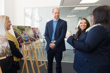 Prinz William setzt sich in Wales gegen Obdachlosigkeit von Frauen ein Prinz William setzt sich in Wales gegen Obdachlosigkeit von Frauen ein