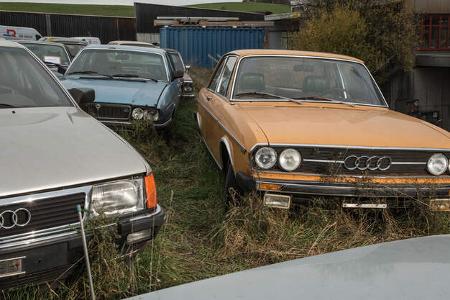 Youngtimer Parkplatz Kirchberg (SG) Schweiz