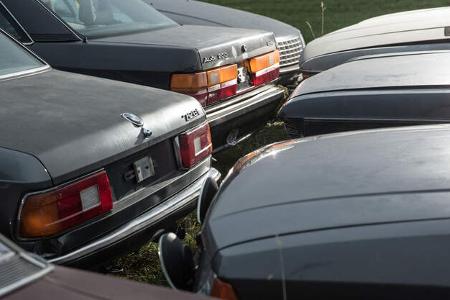 Youngtimer Parkplatz Kirchberg (SG) Schweiz