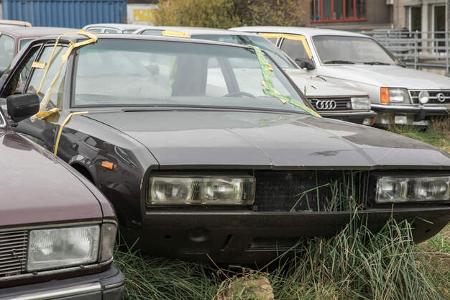 Youngtimer Parkplatz Kirchberg (SG) Schweiz