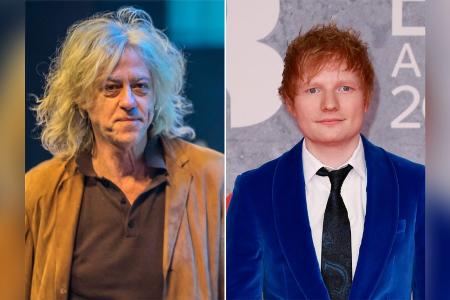 Nach Kritik von Ed Sheeran: Bob Geldof verteidigt Band Aid Nach Kritik von Ed Sheeran: Bob Geldof verteidigt Band Aid