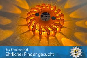 Polizei will ihre Rundleuchten zurück