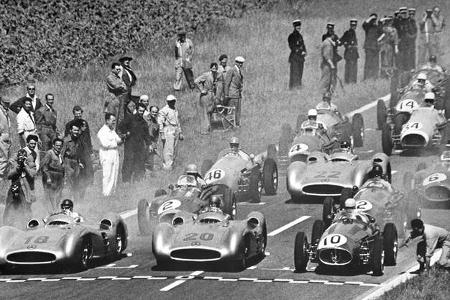 Mercedes-Benz W196 R (1954) Juan Manuel Fangio GP Frankreich