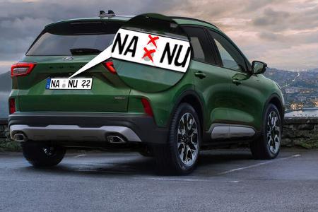 Siegellose Kennzeichen Plakette iKfz Zulassung