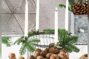 Weihnachtsstimmung: Last-Minute-Ideen für den DIY-Adventskranz