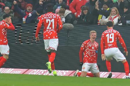 Glänzender Burkardt: Mainz schlägt Hoffenheim und ist Siebter Glänzender Burkardt: Mainz schlägt Hoffenheim und ist Siebter