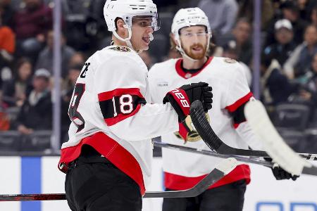 Stützle scheitert: Ottawa verliert Penaltyschießen Stützle scheitert: Ottawa verliert Penaltyschießen