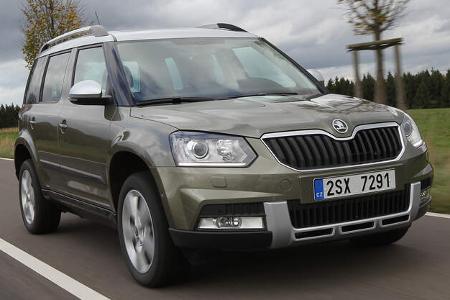 Skoda Yeti Offroad, Frontansicht