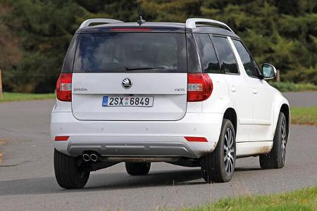Skoda Yeti, Heckansicht