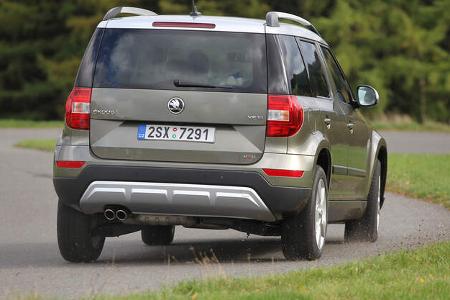 Skoda Yeti Offroad, Heckansicht