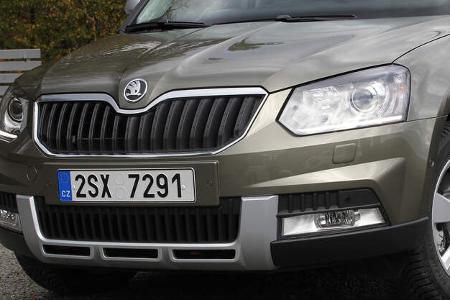 Skoda Yeti Offroad, Kühlergrill