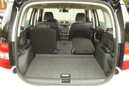 Skoda Yeti, Ladefläche