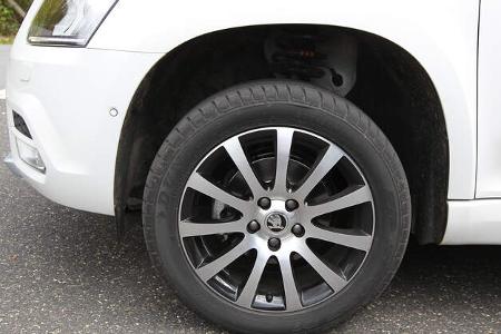 Skoda Yeti, Rad, Felge
