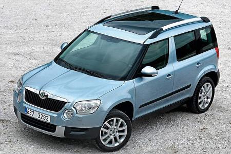 Skoda Yeti, Frontansicht, altes Modell
