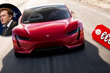 Tesla Roadster 2023 Preis Musk Collage Tesla Roadster 2023 Preis Musk Collage