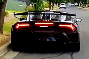 Erster Fahrer im Lambo erwischt