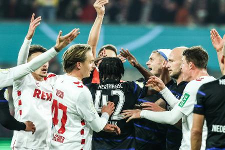 Dank Berliner Aussetzern: Köln kämpft sich ins Viertelfinale Dank Berliner Aussetzern: Köln kämpft sich ins Viertelfinale