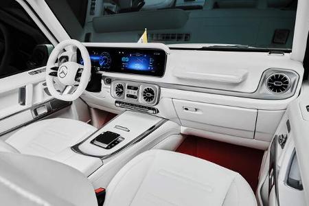 11/2024 Mercedes G 580 EQ Papamobil Papst Franziskus