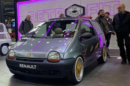 Rétromobile 2023 Retrofit Elektro-Twingo