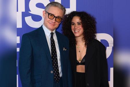 Martin Freeman und Freundin Rachel zeigen sich verliebt in London Martin Freeman und Freundin Rachel zeigen sich verliebt in London
