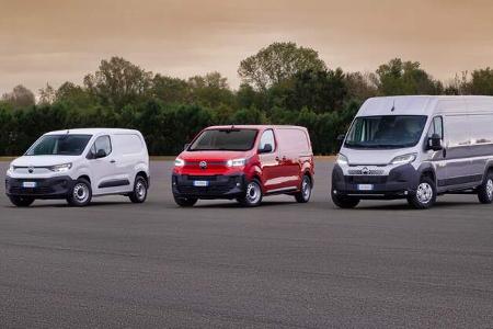 Neue Stellantis Vans und Transporter 2024 Opel Peugeot Citro‘n Fiat