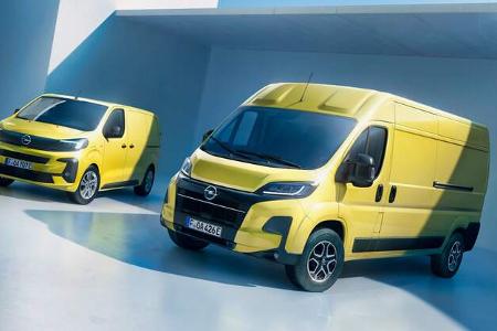 Neue Stellantis Vans und Transporter 2024 Opel Peugeot Citro‘n Fiat