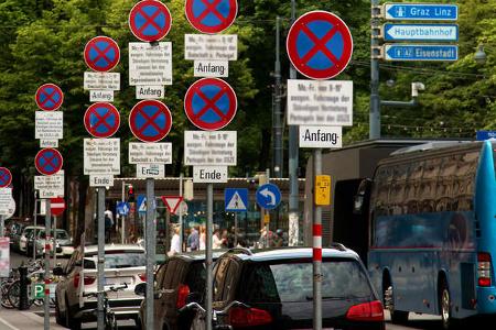 Wien Verkehrschild