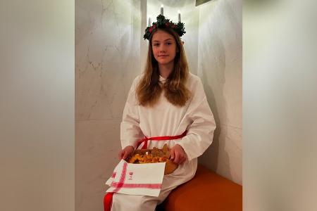 Mit Kerzen und Keksen: Neues Foto von Prinzessin Estelle zum Luciafest Mit Kerzen und Keksen: Neues Foto von Prinzessin Estelle zum Luciafest