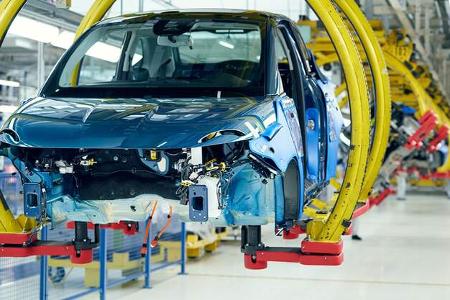 Fiat 500 e Werk Mirafiori Turin Fabrik Autofabrik
