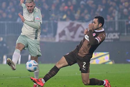 Effizient im Nordderby: Werder schlägt auch St. Pauli Effizient im Nordderby: Werder schlägt auch St. Pauli