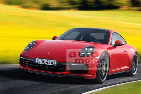 Porsche 911 992 Retusche