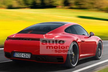 Porsche 911 992 Retusche