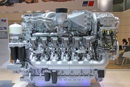 MTU Baureihe 4000 V12 Motor