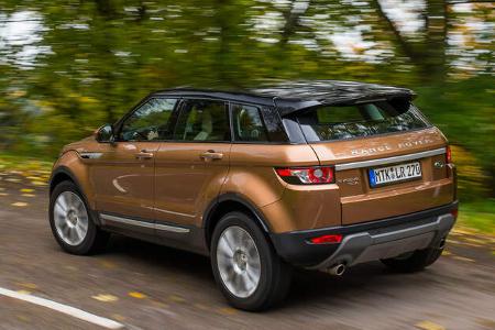 Land Rover Evoque 2,2 SD4, Heckansicht