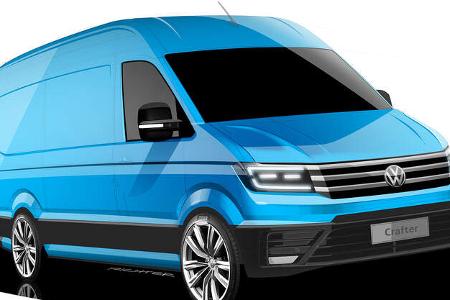VW Crafter Designskizze