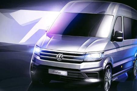 VW Crafter Designskizze