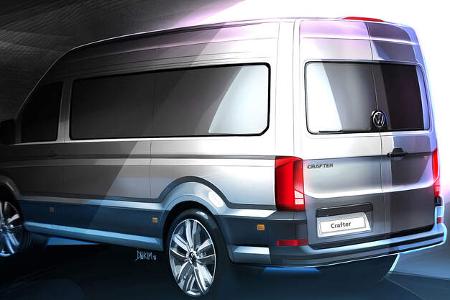 VW Crafter Designskizze