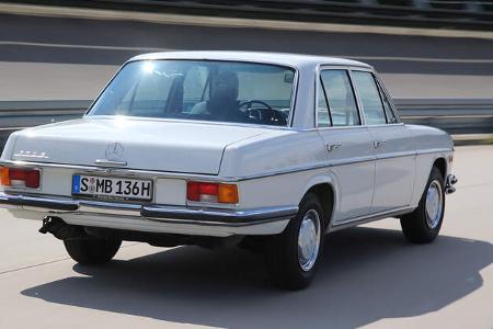 Mercedes 280 E, Mercedes E 220 d, Impression, Generationen-Treffen