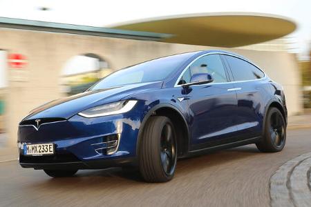 Tesla Model X P90D, Frontansicht
