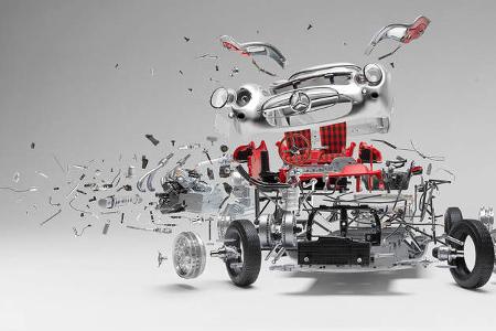 02/2019, Disintegrating I - Mercedes Uhlenhaut Coupé