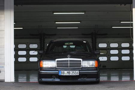 Mercedes 190 E 2.5-16 EVO II, Frontansicht, Scheinwerfer