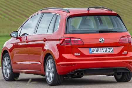 VW Golf Sportsvan 1.4 TSI, Heckansicht