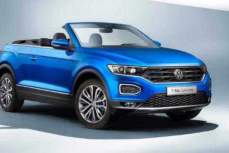 SPERRFRIST 14.08.19 00:01 Uhr VW T-Roc Cabrio 2020 Style R-Line Crossover