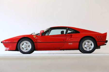 Ferrari GTO, Seitenansicht
