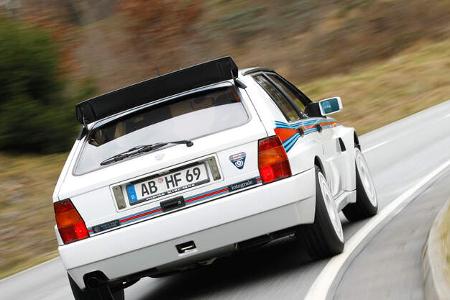Lancia Delta HF integrale, Heck