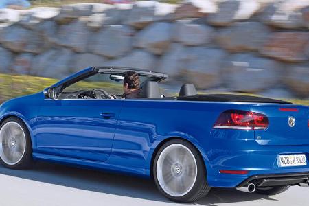 VW Golf R Cabriolet, Heckansicht