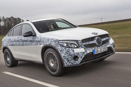 Mercedes GLC Coupé, Mitfahrt Mercedes GLC Coupé, Mitfahrt